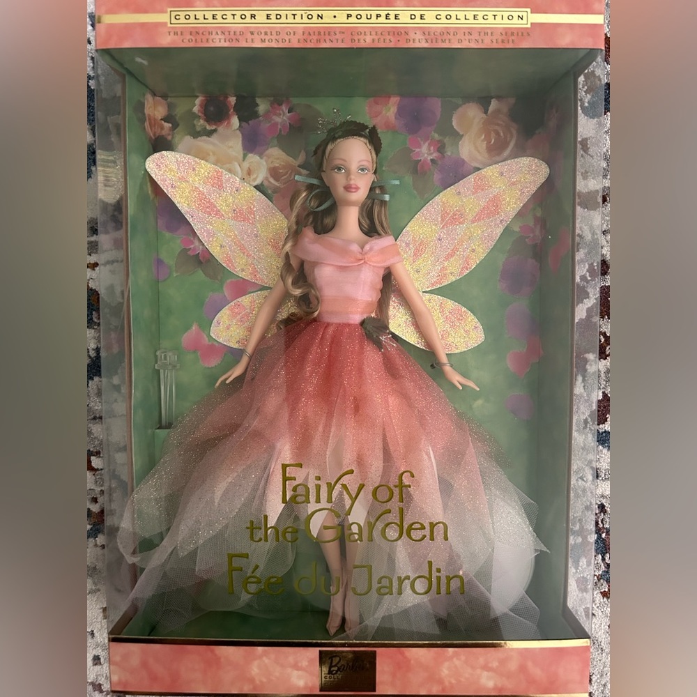 Vintage Mattel 2000 Collector Edition Fairy Of The Garden Barbie Doll